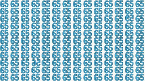 Optical Illusion: Within 9 Seconds Spot The 2 Inverted Numbers among 65s
