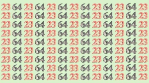 Optical Illusion: Within 9 Seconds Spot The Number 33 among 64 and 23