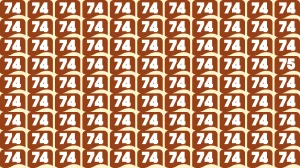 Optical Illusion: You will be renamed a genius if you can spot hidden number 74 ...