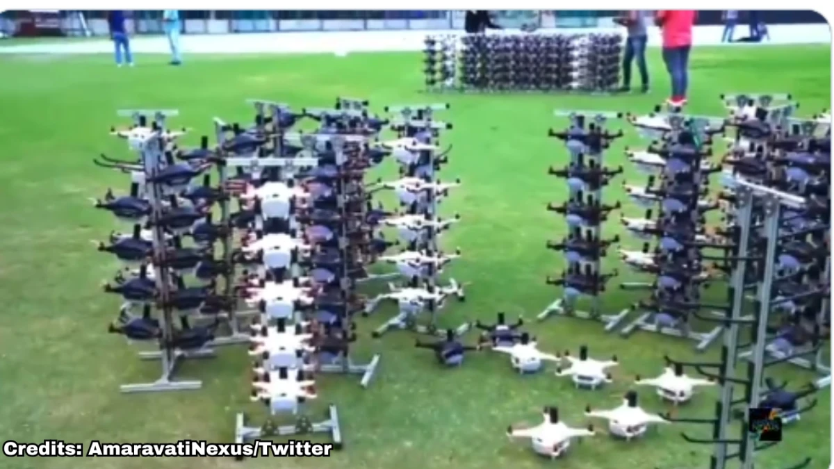 Over 300 drones light up Dehradun skies in spectacular celebration of Uttarakhand’s silver jubilee