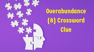 Overabundance Crossword Clue Irish Daily Mail Quick 8 letters Answer