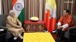 PM Modi Meets Former Bhutan King, Hails His Role in Strengthening India-Bhutan R...
