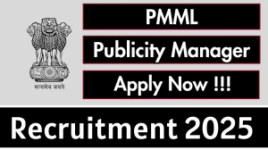 PMML Publicity Manager Recruitment 2025 - Apply Offline