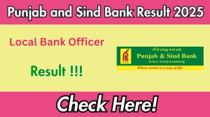 Punjab and Sind Bank LBO Result 2025: Direct Link to Download Result PDF at punjabandsindbank.co.in Punjab and Sind Bank LBO Result 2025: Direct Link to Download Result PDF at punjabandsindbank.co.in