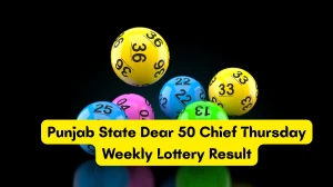 Punjab State Dear 50 CHIEF THURSDAY Weekly Lottery Result 20.11.2025 6 PM OUT Ch...