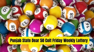 Punjab State Dear 50 COLT FRIDAY Weekly Lottery Result 07.11.2025 6 PM Check Win...