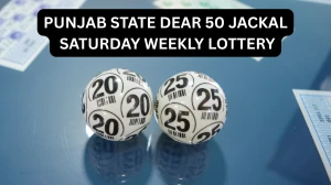Punjab State Dear 50 JACKAL SATURDAY Weekly Lottery Result 08.11.2025 6 PM OUT C...