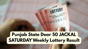Punjab State Dear 50 JACKAL SATURDAY Weekly Lottery Result 29.11.2025 6 PM OUT C...