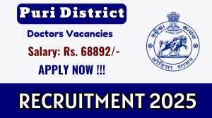 Puri District Doctors Recruitment 2025 – Walk in for 08 Posts