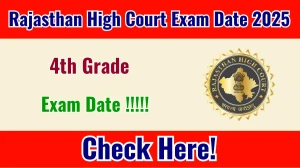 Rajasthan High Court 4th Grade Exam Date 2025 - Check Schedule & Details Rajasthan High Court 4th Grade Exam Date 2025 - Check Schedule & Details