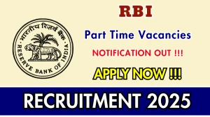 RBI Part Time Medical Consultant Recruitment 2025 - Apply Offline RBI Part Time Medical Consultant Recruitment 2025 - Apply Offline