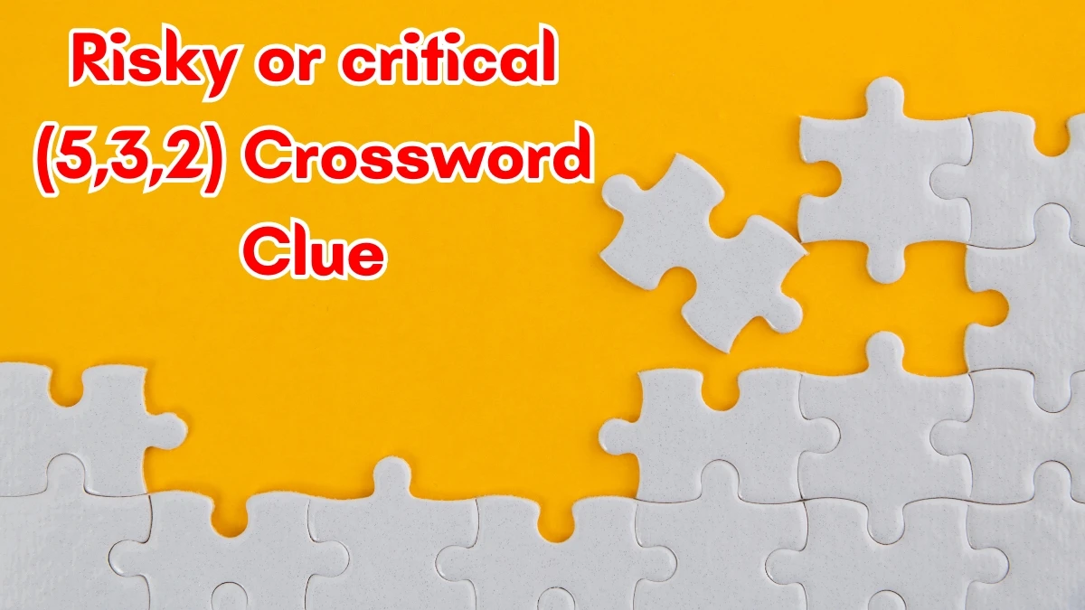 Risky or critical Crossword Clue Irish Daily Mail Quick (5,3,2) letters Answer