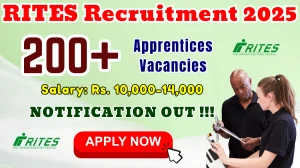 RITES Apprentice Recruitment 2025 - Apply Online for 252 Posts RITES Apprentice Recruitment 2025 - Apply Online for 252 Posts