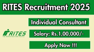 RITES Individual Consultant Recruitment 2025 - Apply Online