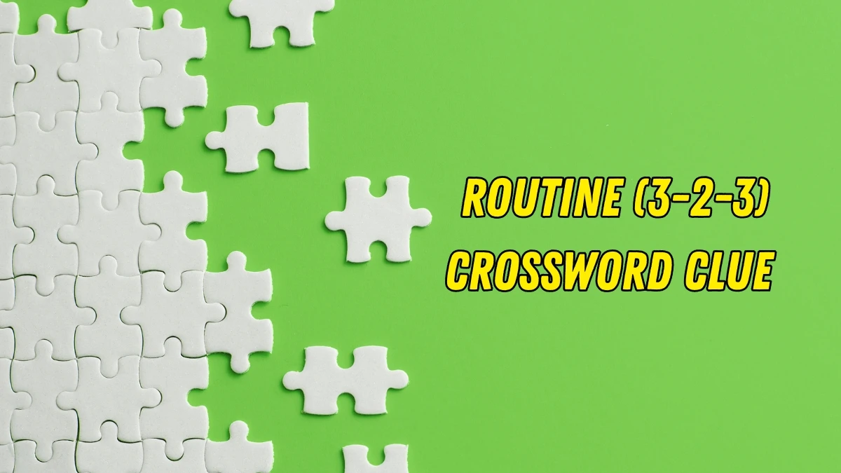 Routine Crossword Clue Irish Daily Mail Quick 8 letters Answer