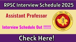 RPSC Assistant Professor Interview Schedule 2025 Released Check Date Details at rpsc.rajasthan.gov.in RPSC Assistant Professor Interview Schedule 2025 Released Check Date Details at rpsc.rajasthan.gov.in