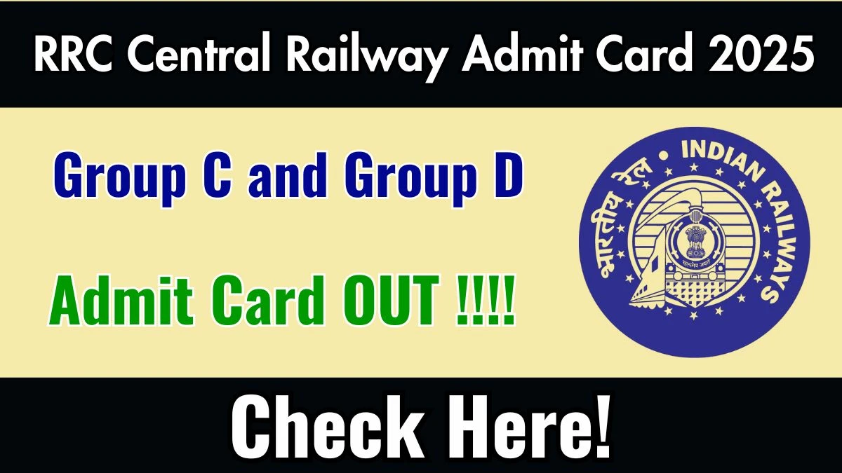 RRC Central Railway Sports Quota Group C and Group D DV Call Letter 2025 - Download Here