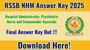 RSSB NHM 2025 Final Answer Key Released – Download Hospital Administrator, Psychiatric Nurse and Compounder Ayurveda PDF at rssb.rajasthan.gov.in RSSB NHM 2025 Final Answer Key Released – Download Hospital Administrator, Psychiatric Nurse and Compounder Ayurveda PDF at rssb.rajasthan.gov.in