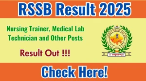RSSB (NHM) Paramedical Staff Exam Result 2025 OUT (Direct Link) - Download Scorecard @rssb.rajasthan.gov.in RSSB (NHM) Paramedical Staff Exam Result 2025 OUT (Direct Link) - Download Scorecard @rssb.rajasthan.gov.in