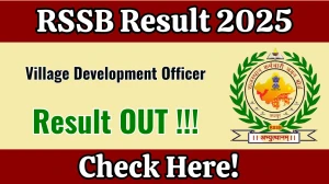 RSSB Village Development Officer Result 2025 Declared – Check Now RSSB Village Development Officer Result 2025 Declared – Check Now