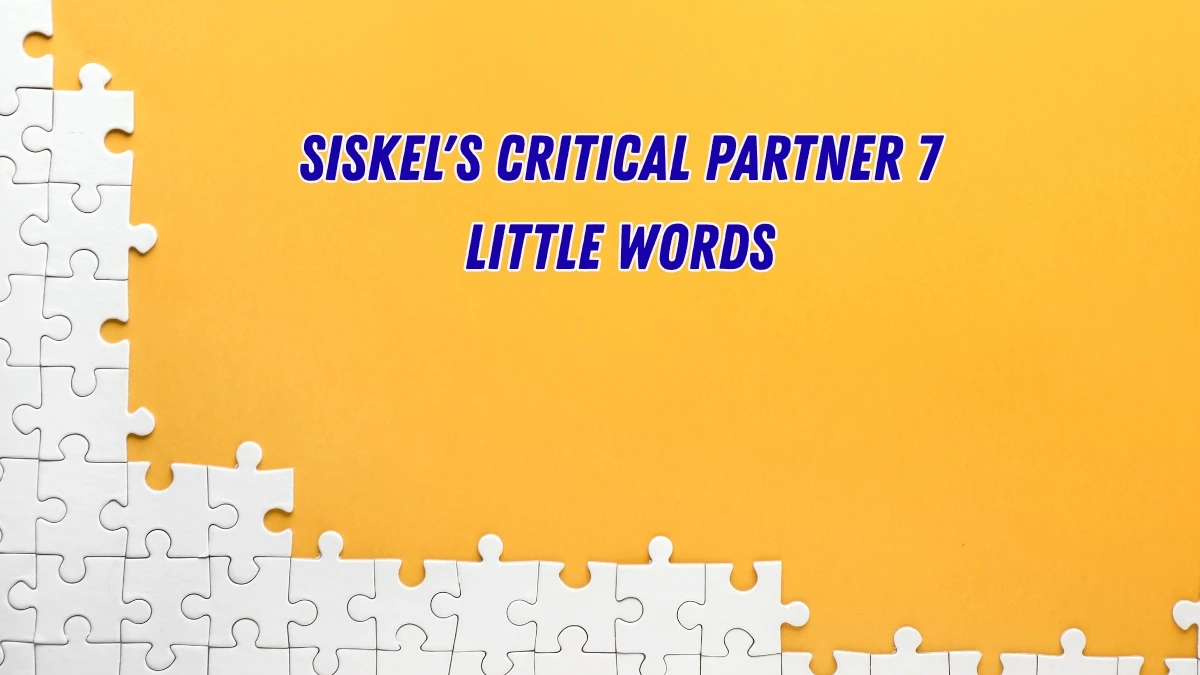Siskel's critical partner 7 Little Words 5 letters Answer