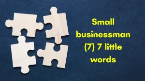 Small businessman 7 Little Words 7 letters Answer