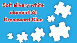 Soft silvery white element Crossword Clue Irish Daily Mail Quick 6 letters Answe...
