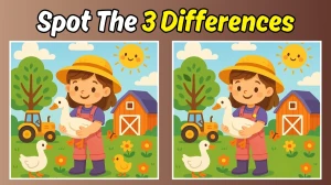 Spot 3 Differences in Farm Image - Can You Find Them in 12 Seconds