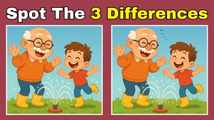 Spot 3 Differences in Grandpa Image - Can You Find Them in 10 Seconds