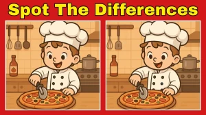 Spot the 3 Differences in Chef Pictures – Beat the 15-Second Challenge!