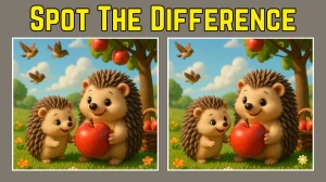 Spot the Difference: Only attentive individuals can spot 3 differences between t...