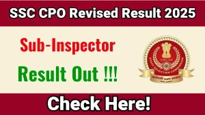 SSC CPO SI Revised Final Result 2025 OUT (Direct Link) - Download Scorecard @ssc.gov.in SSC CPO SI Revised Final Result 2025 OUT (Direct Link) - Download Scorecard @ssc.gov.in