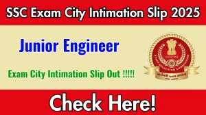 SSC JE Exam City Intimation Slip 2025 Out – Download Link Here SSC JE Exam City Intimation Slip 2025 Out – Download Link Here