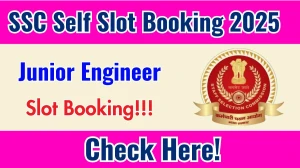 SSC Junior Engineer Self Slot Booking 2025 - Download Link ssc.gov.in