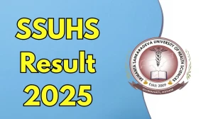 SSUHS Result 2025 Out at ssuhs.in Direct Link to Download 1st Semester Result