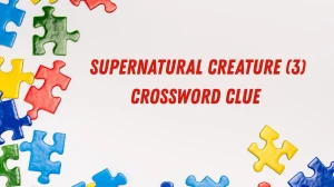 Supernatural creature Crossword Clue Irish Daily Mail Quick 3 letters Answer