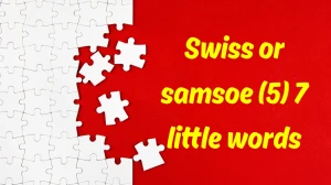 Swiss or samsoe 7 Little Words 5 letters Answer