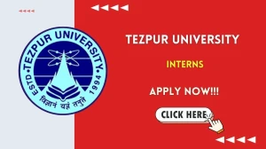 Tezpur University Interns Recruitment 2025 - Apply Offline for 05 Posts