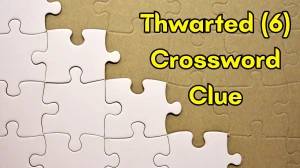 Thwarted Crossword Clue Irish Daily Mail Quick 6 letters Answer