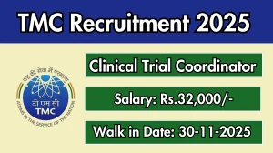 TMC Clinical Trial Coordinator Recruitment 2025 – Walk in