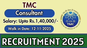 TMC Consultant Recruitment 2025 – Walk in