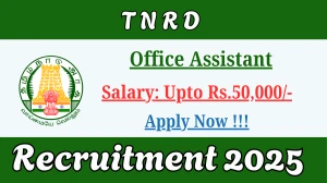 TNRD Office Assistant Recruitment 2025 - Apply Offline