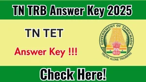 TNTET Answer Key 2025 – Download at trb.tn.gov.in TNTET Answer Key 2025 – Download at trb.tn.gov.in