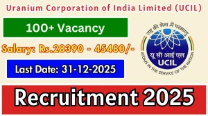 UCIL Recruitment 2025 - Apply Online for 107 Mining Mate-C, Winding Engine Driver-B and More Regular Posts UCIL Recruitment 2025 - Apply Online for 107 Mining Mate-C, Winding Engine Driver-B and More Regular Posts