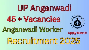 UP Anganwadi Worker Recruitment 2025 - Apply Online