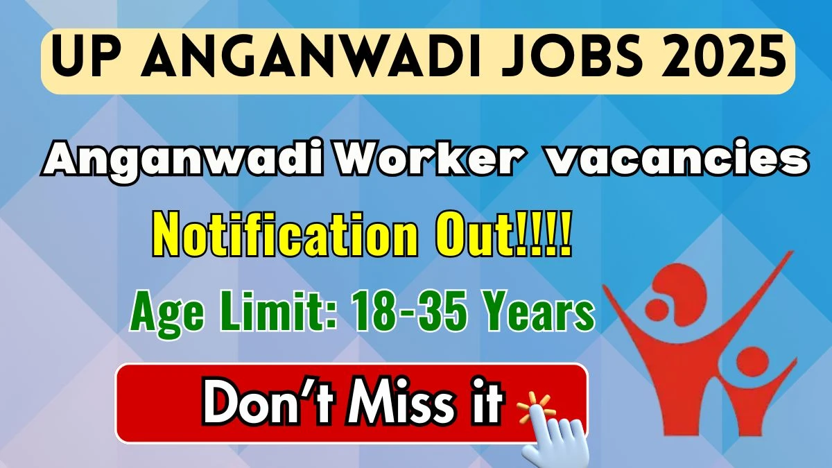 UP Anganwadi Worker Recruitment 2025 – Apply Online for 98 Posts