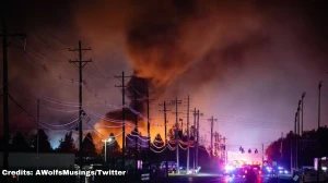 UPS Plane Crashes on Takeoff from Louisville Airport, Igniting Huge Fire