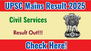 UPSC Civil Services Mains Result 2025 Declared: Download at upsc.gov.in UPSC Civil Services Mains Result 2025 Declared: Download at upsc.gov.in