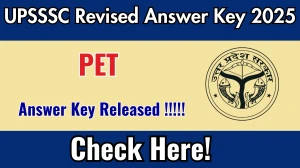 UPSSSC PET Revised Answer Key 2025 Released – Download at upsssc.gov.in