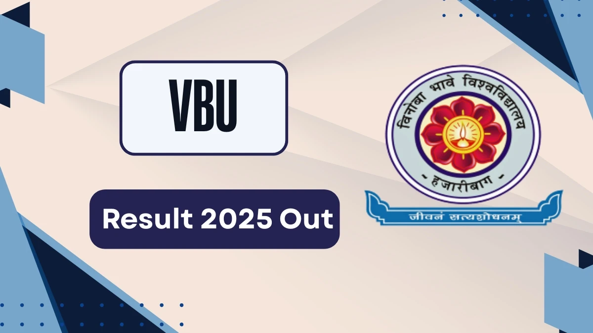 VBU Result 2025 Out at vbu.ac.in Direct Link to Download 3rd and 4th Semester Result